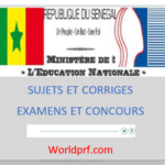 Epreuves corrigées de BFEM au Sénégal