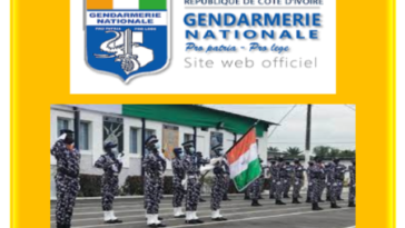 Concours Gendarmerie Cote d'Ivoire 2022