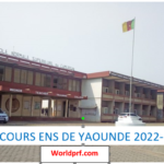 Concours ENS de Yaoundé 2022