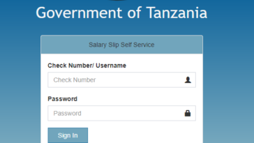 Tanzania Online Salary Slip 2022/2023