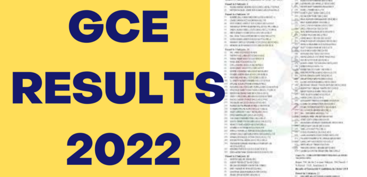 GCE Results 2022 Cameroon