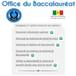 Demande et vérification des documents du Bac au Sénégal