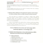 Liste complète des Admis au concours IUT de Bandjoun 2022-2023 PDF. Résultats IUT/FV de Bandjoun 2022-2023.