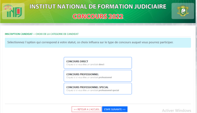 Inscription concours INFJ 2022-2023 CI. Inscriptions en ligne au concours INFJ 2022 en Cote d'Ivoire. Tous les détails sur cette page.