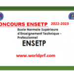 Résultats Recrutement ENSETP Sénégal 2022-2023