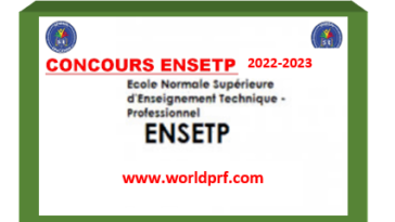 Résultats Recrutement ENSETP Sénégal 2022-2023