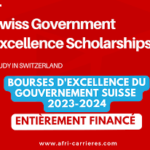 Bourses d’excellence de la Confédération suisse Pour étrangers 2023–2024
