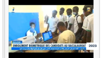 Enrôlement biométrique des candidats au baccalauréat 2023 au Tchad