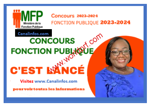 Concours Fonction Publique et ENA Cote d'Ivoire 2023
